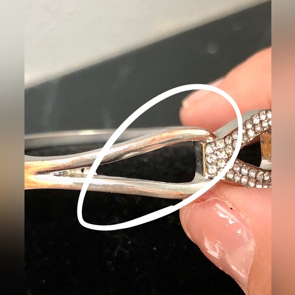 CZ STAINLESS STEEL Bangle - Picture 13 of 13